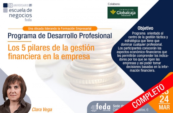 Programa de Desarrollo Profesional. Seminario 1: Los 5 pilares de la gestión financiera en la empresa 