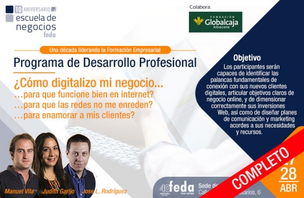 Programa de Desarrollo Profesional. Seminario 2: ¿Cómo digitalizo mi negocio? 